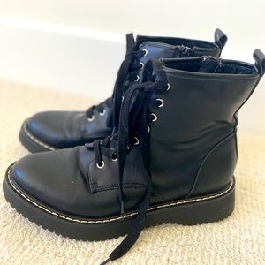 Black Combat boots Women’s Dr. Martens look alike